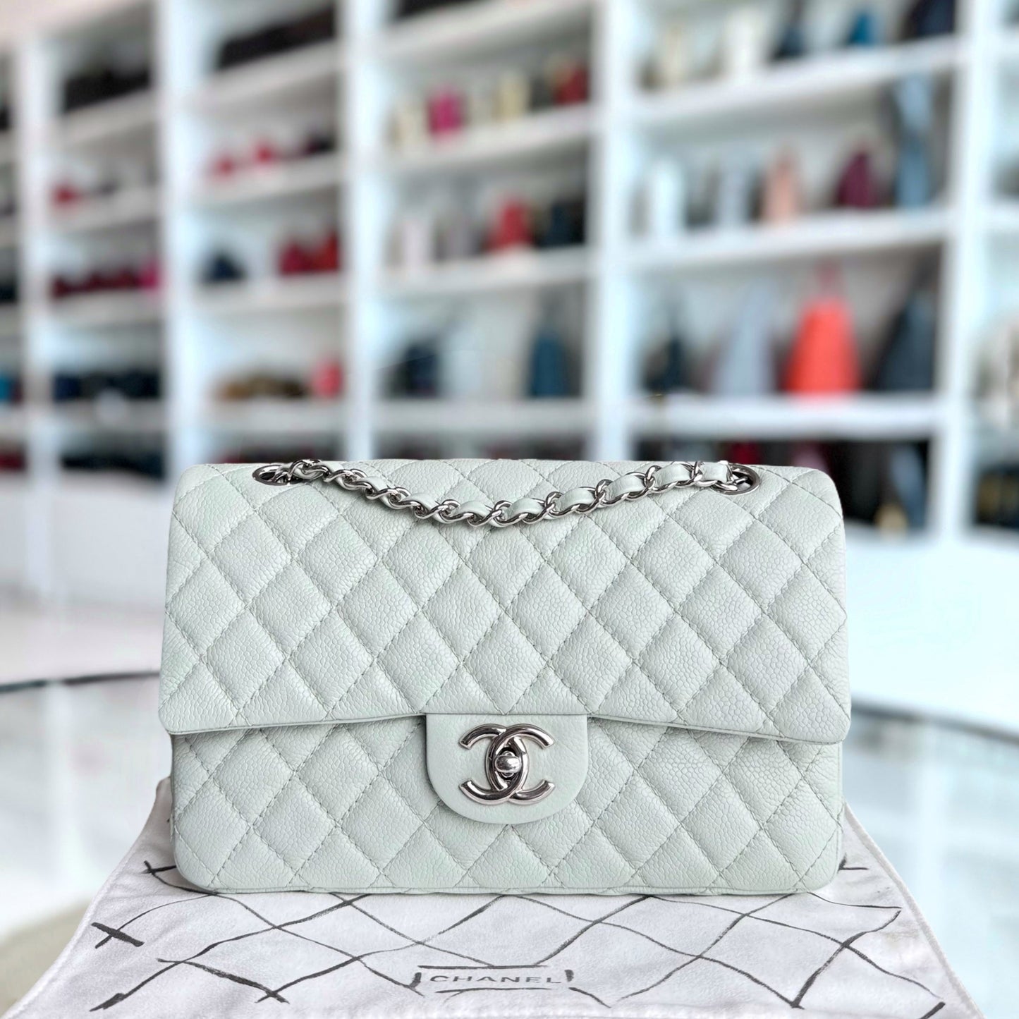 Chanel Classic Flap Medium Shoulder Bag - EworeBags