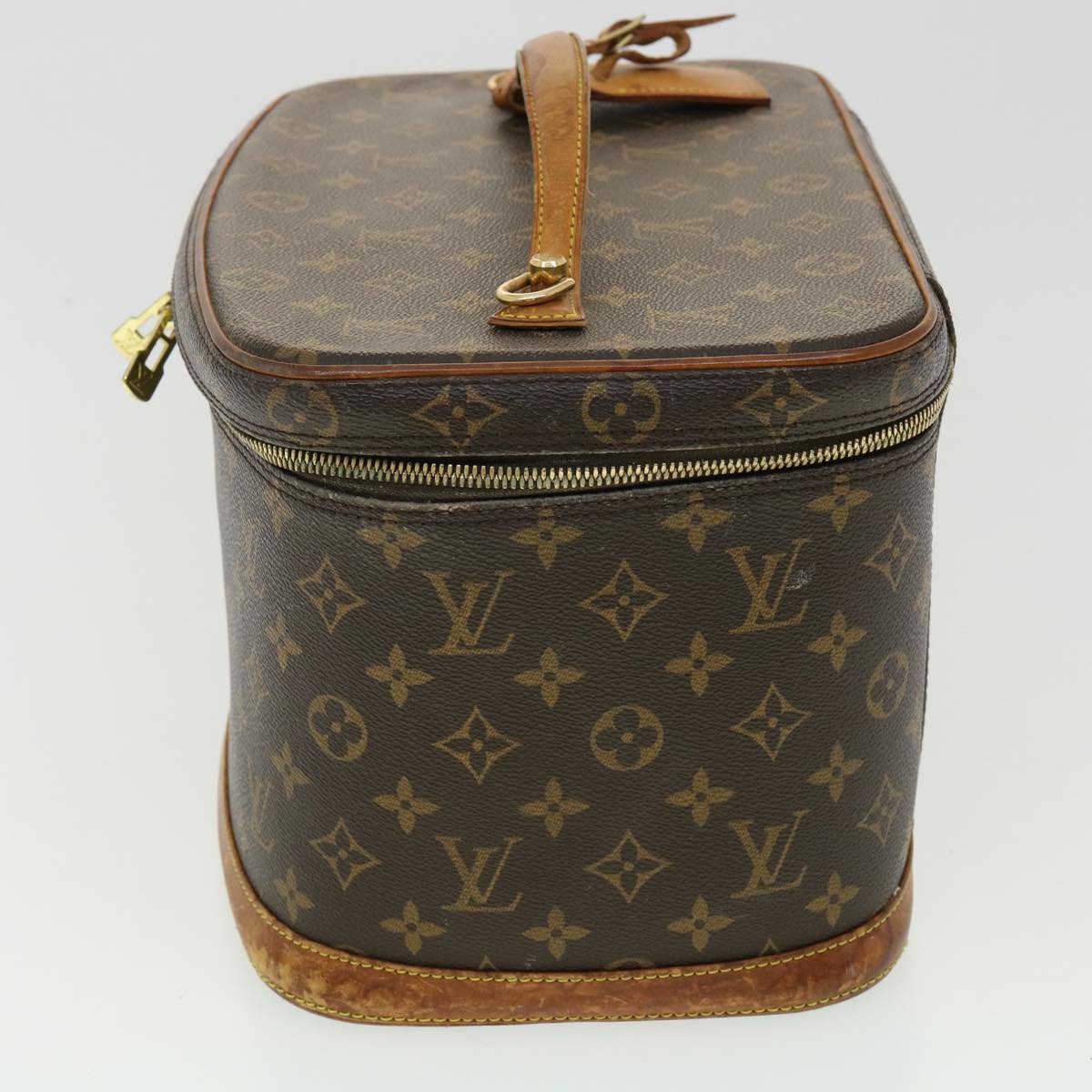 LOUIS VUITTON Monogram Nice Hand Bag 2way LV Auth ac1149