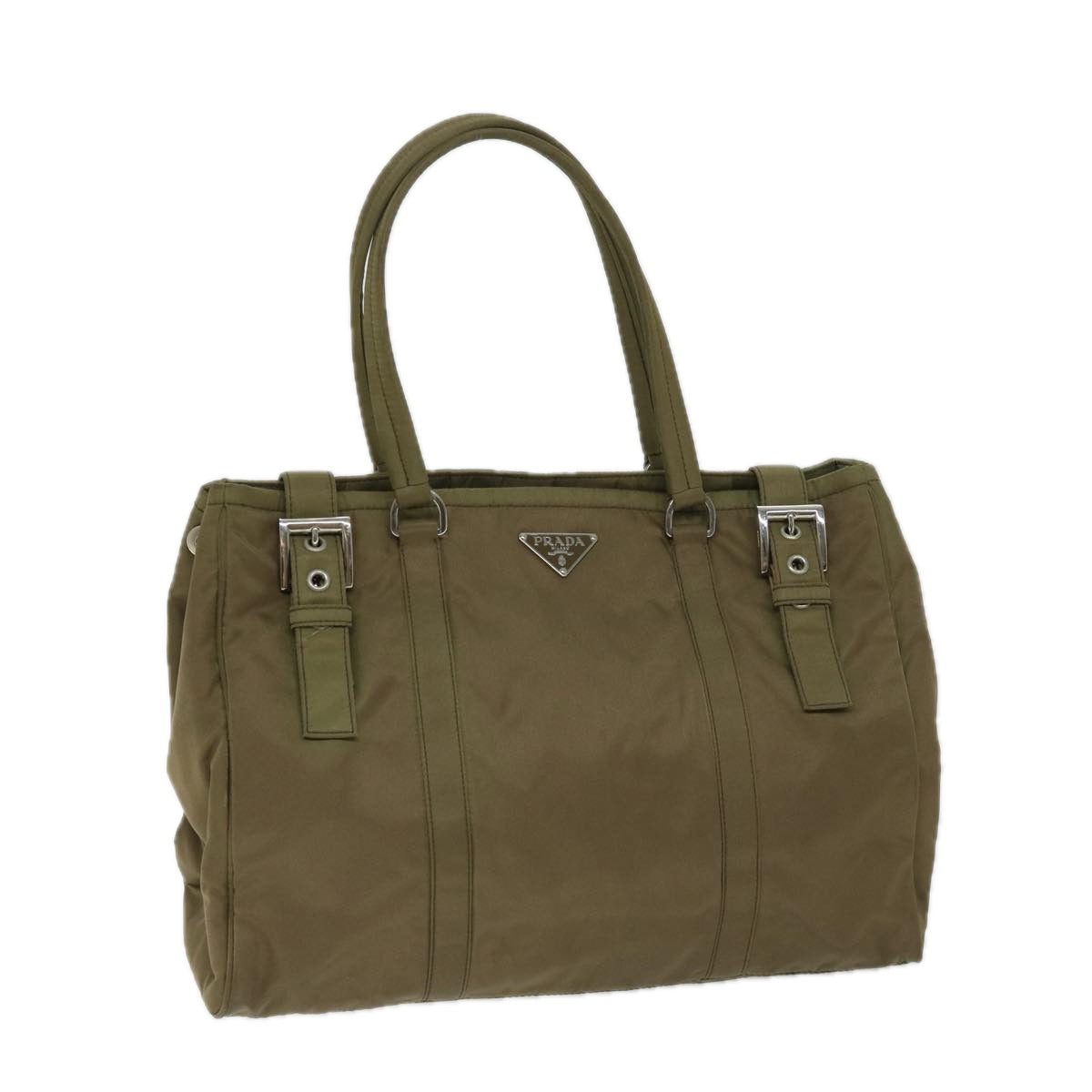 PRADA Tote Bag Nylon Brown Auth ac2818