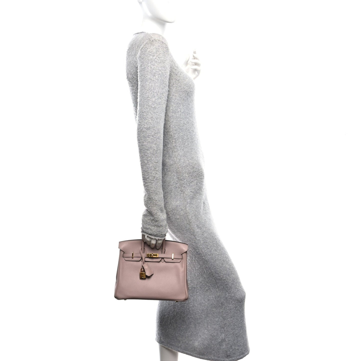 Hermes Togo Birkin 25 Glycine