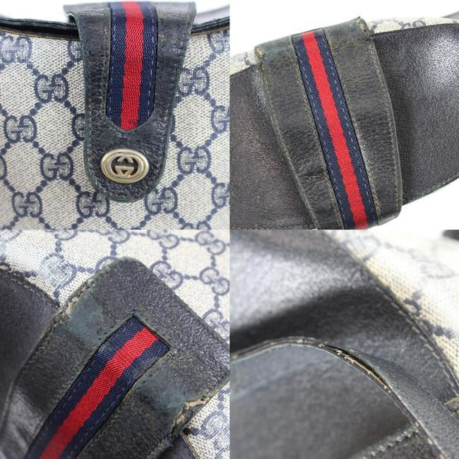 Gucci Leather Canvas Tote