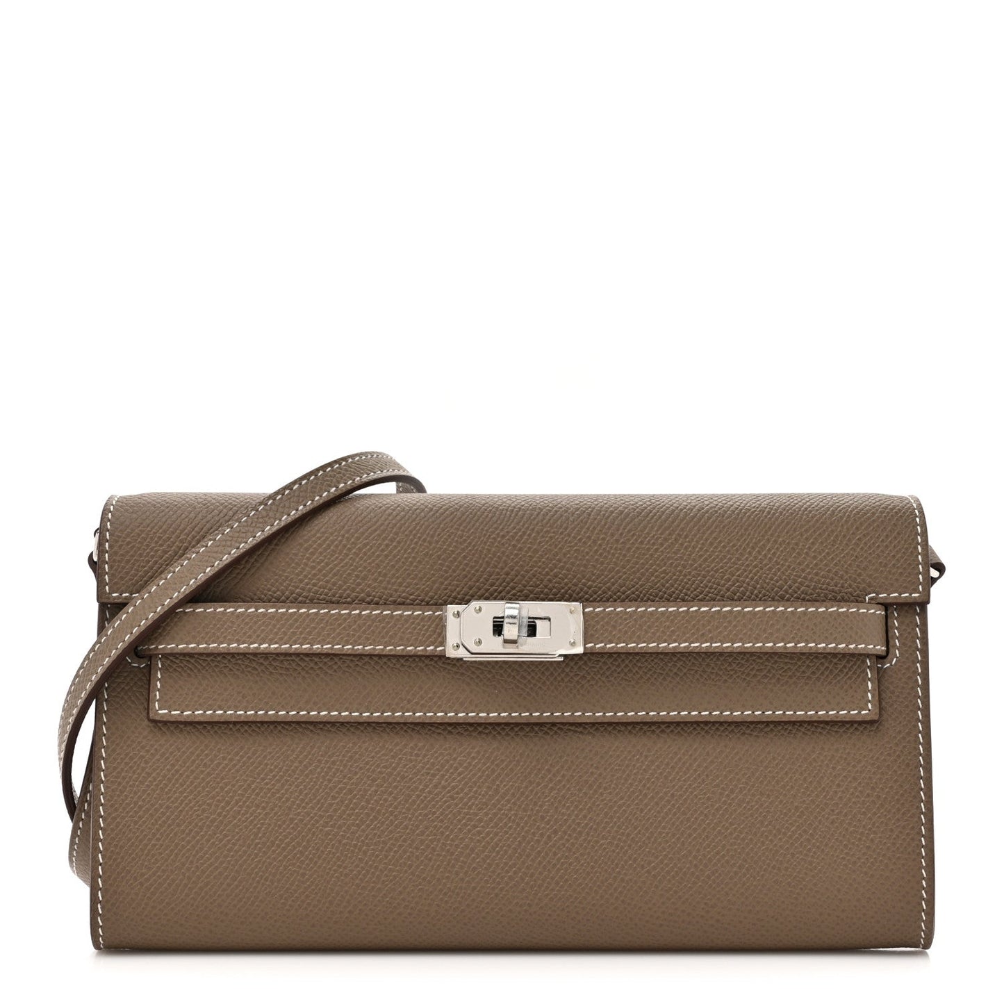 Hermes Epsom Kelly Wallet To Go Etoupe