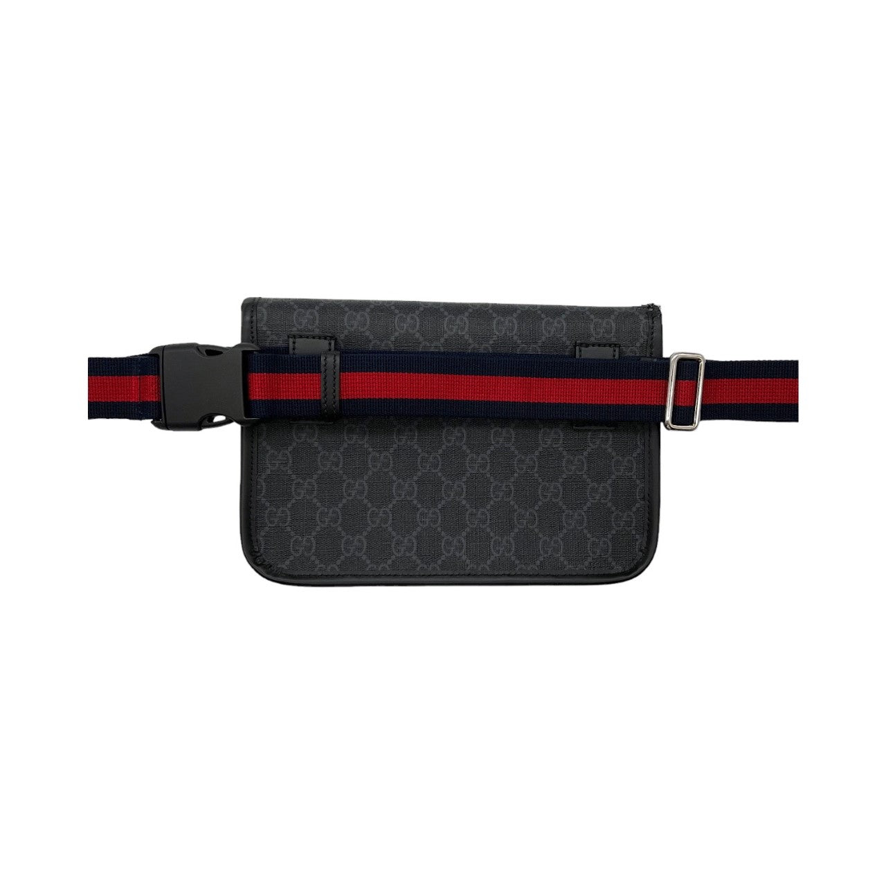Gucci Monogram Leather Canvas Shoulder Bag