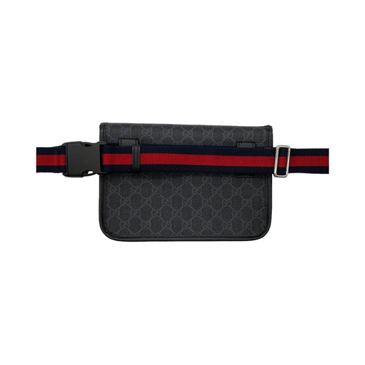 Gucci Monogram Leather Canvas Shoulder Bag