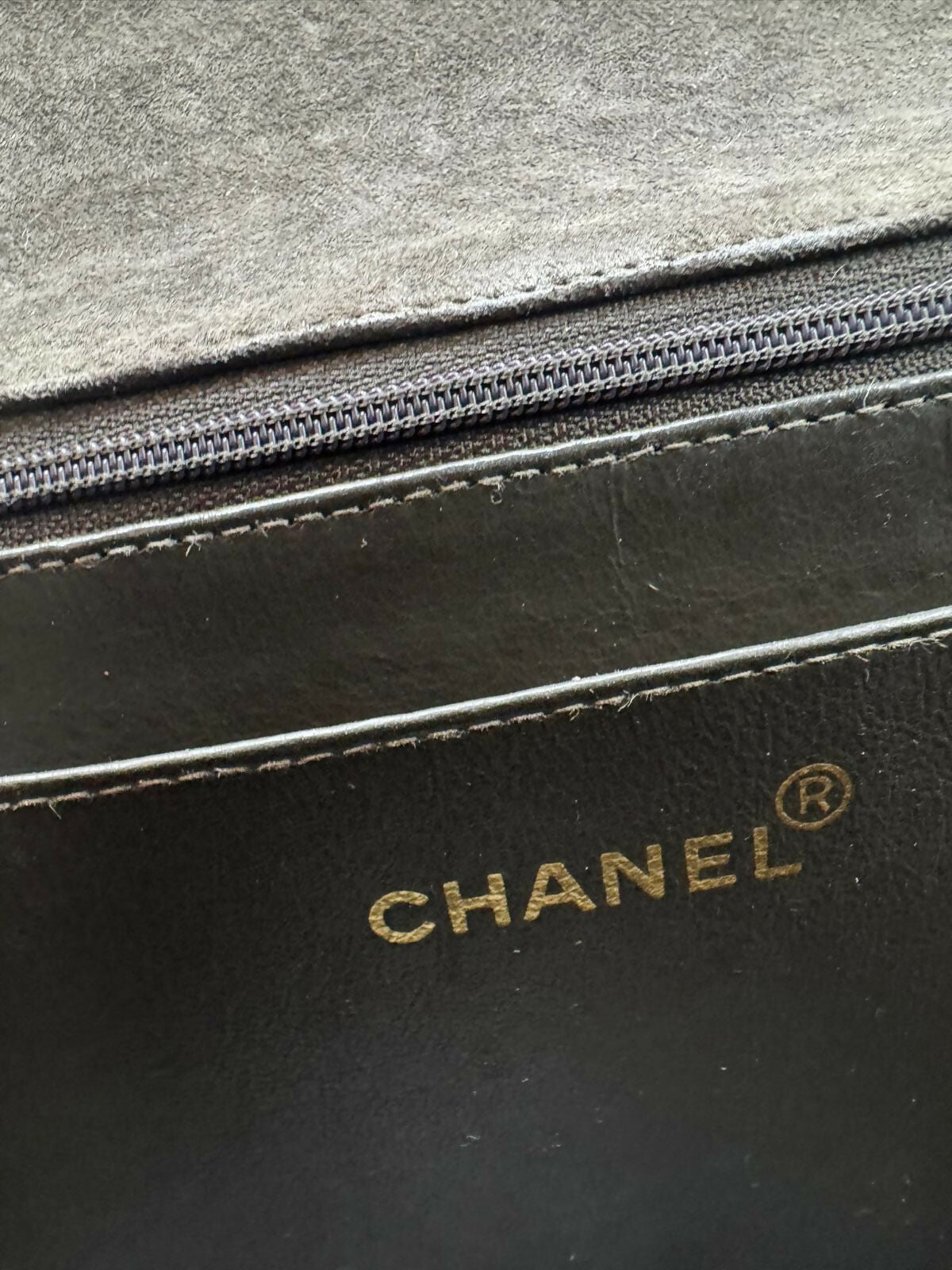 Chanel  Series 3 Suede Maxi Flap Bag