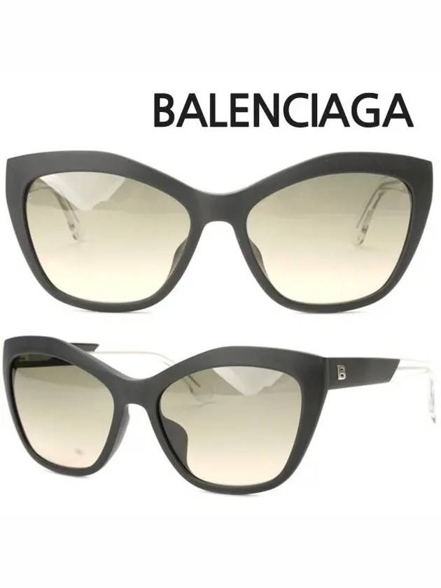 Luxury Balenciaga Trending 2026 Eyewear Matte Frame Sunglasses Black