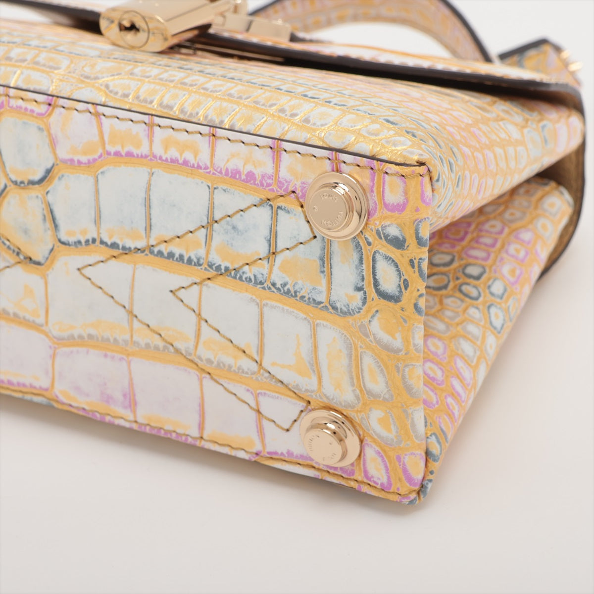 Louis Vuitton Crocodile Rose Devon Mini N82224 Mirrored