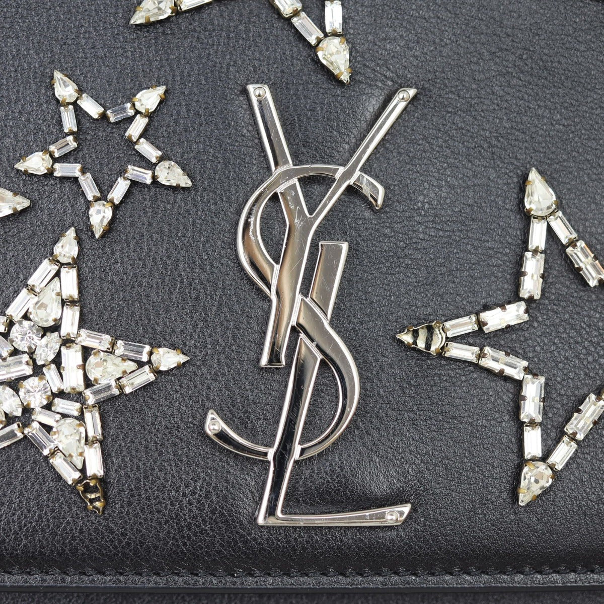 Saint Laurent Crystal Star Kate Chain Bag Medium