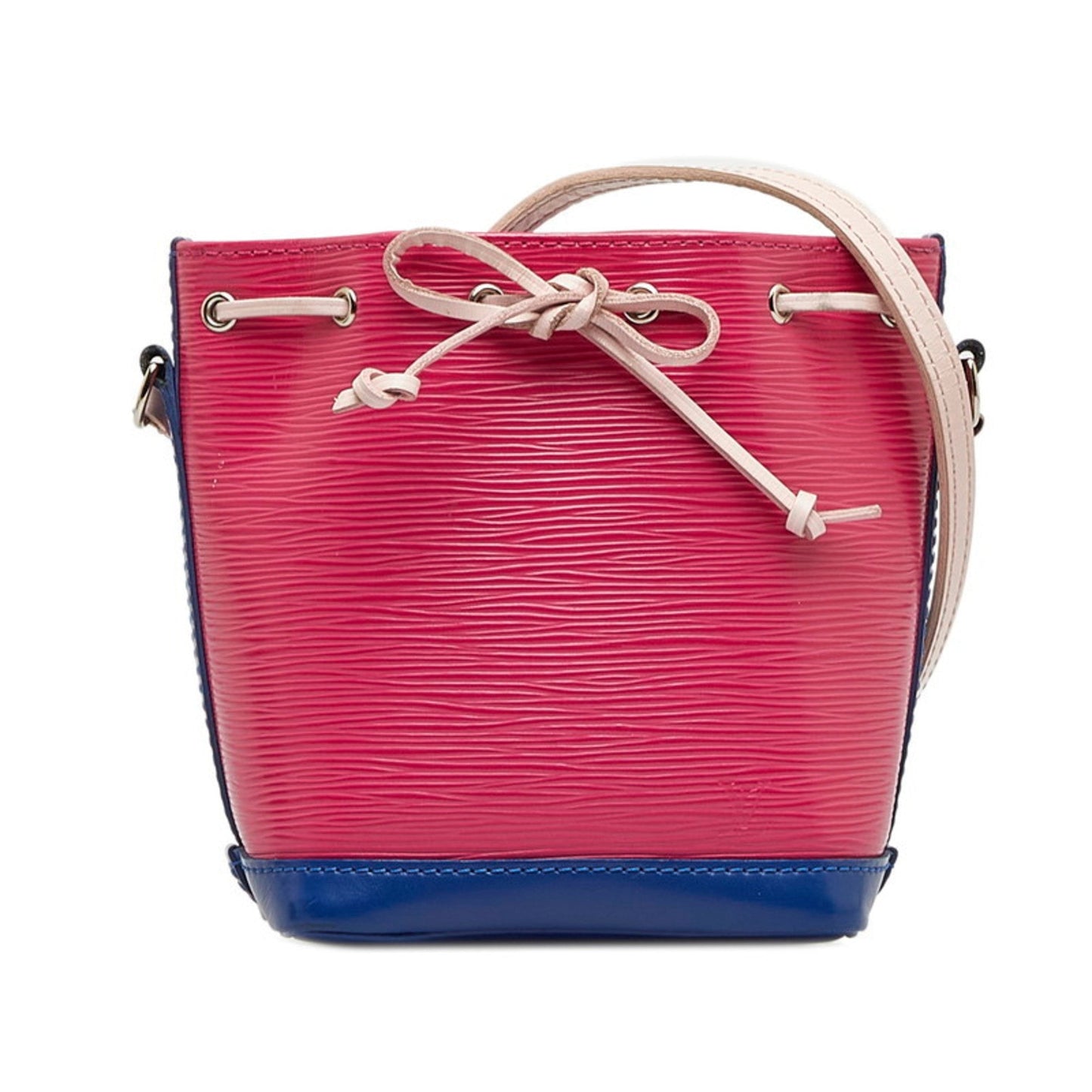Louis Vuitton blue Hot pink Leather Shoulder Bag
