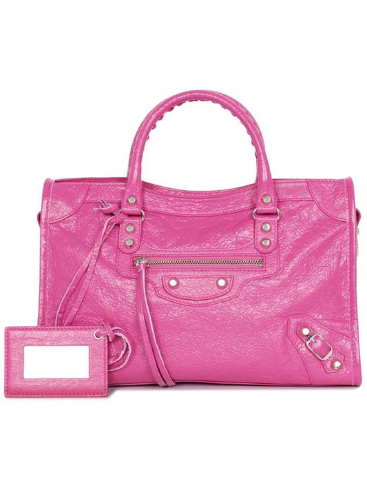Luxury Balenciaga Trending 2026 Classic City Small Tote Bag Pink