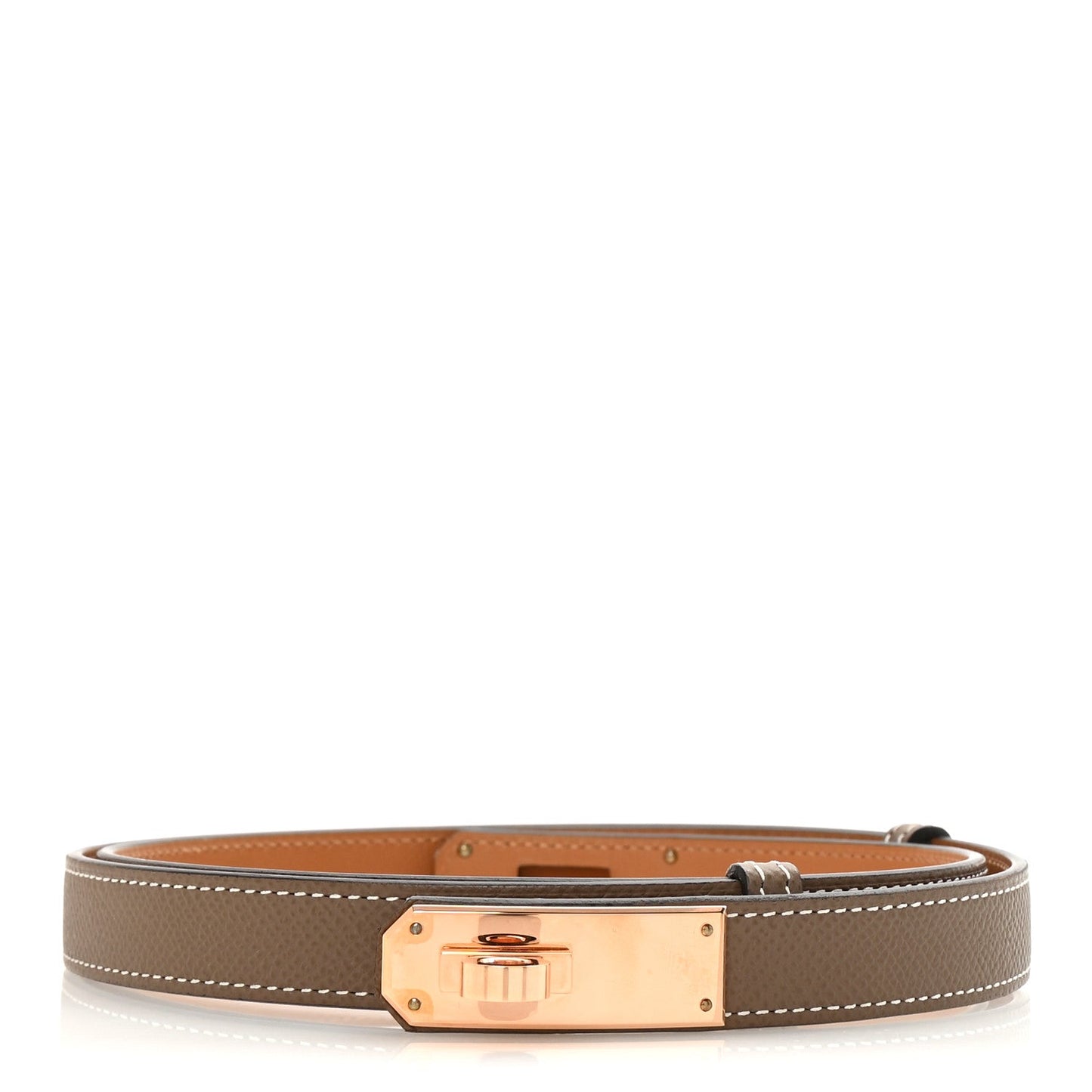 Hermes Epsom Kelly Belt Etoupe