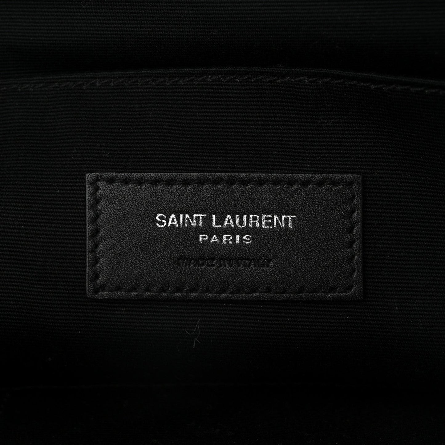 Saint Laurent Canvas Monogram Belt Bag Black