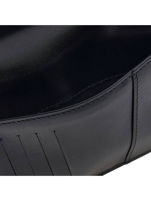 Luxury Bottega Veneta Cassette Half Wallet Black