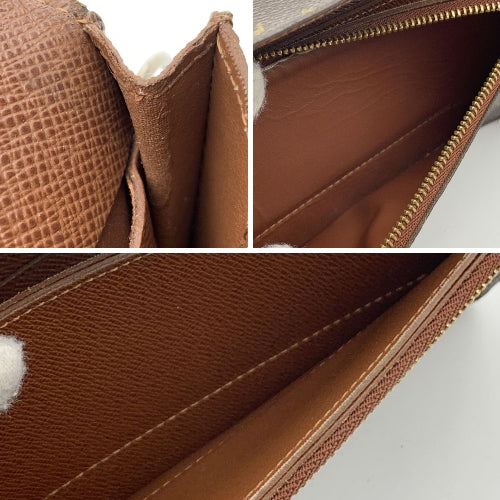 LOUIS VUITTON Brown Monogram Canvas Accordeon Long Wallet