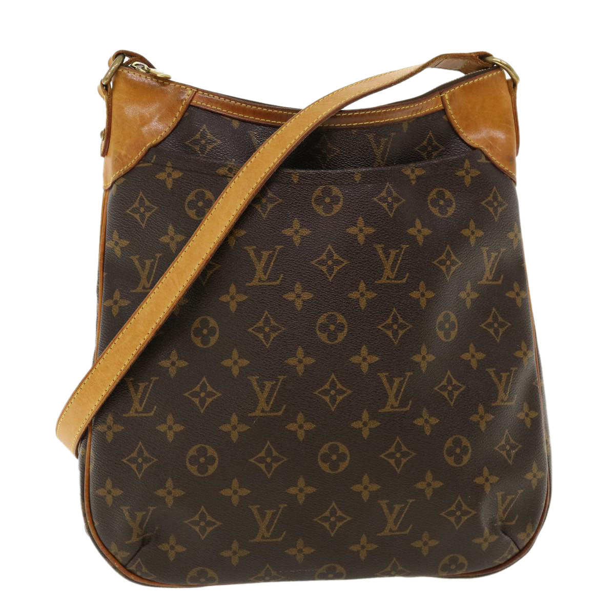 LOUIS VUITTON Monogram Odeon MM Shoulder Bag M56389 LV Auth ai455