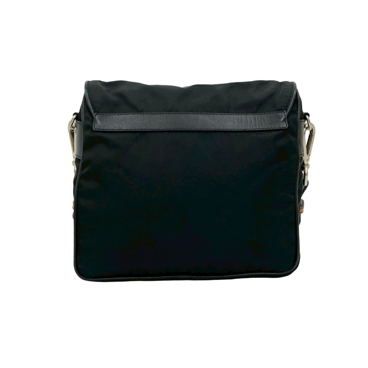 Prada Saffiano Leather Nylon 2way Handbag