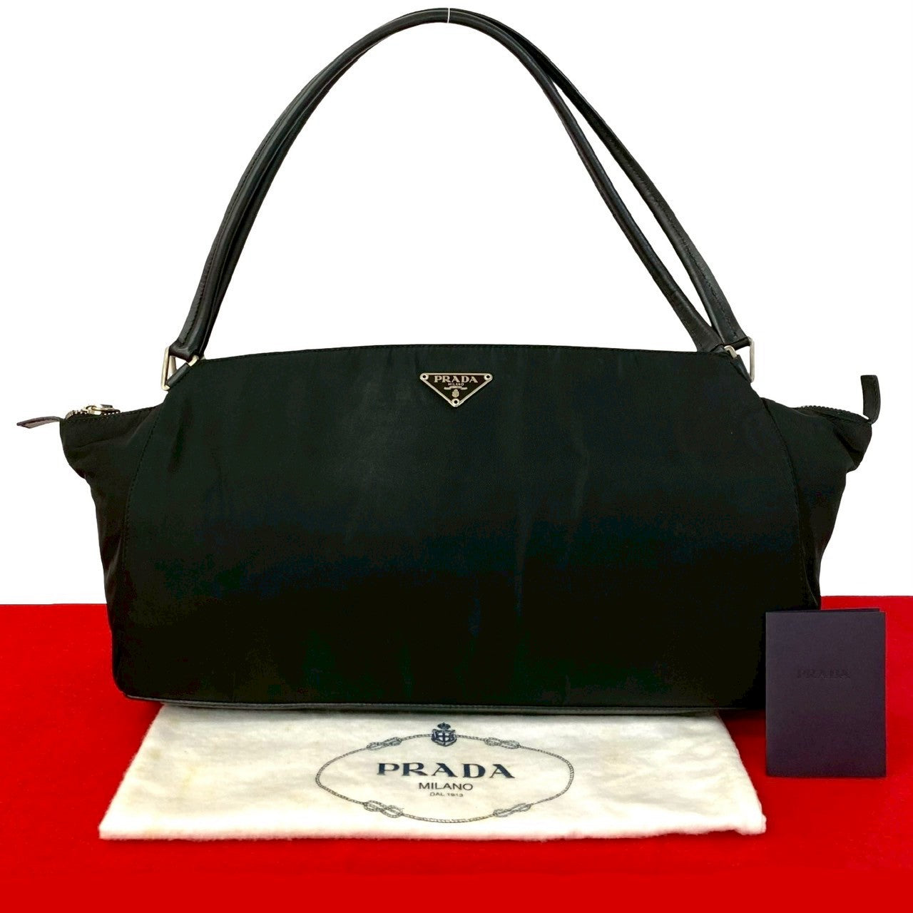 Prada Nylon Leather 2way Bag