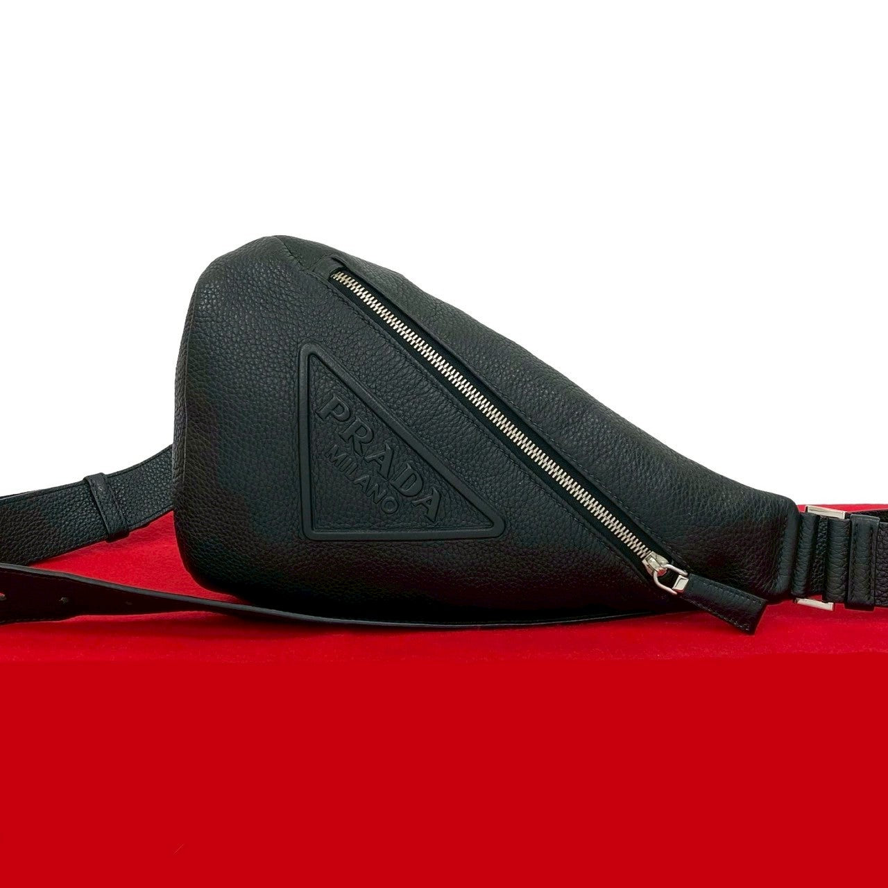 Prada VITELLO DAINO Leather 2way Shoulder Bag