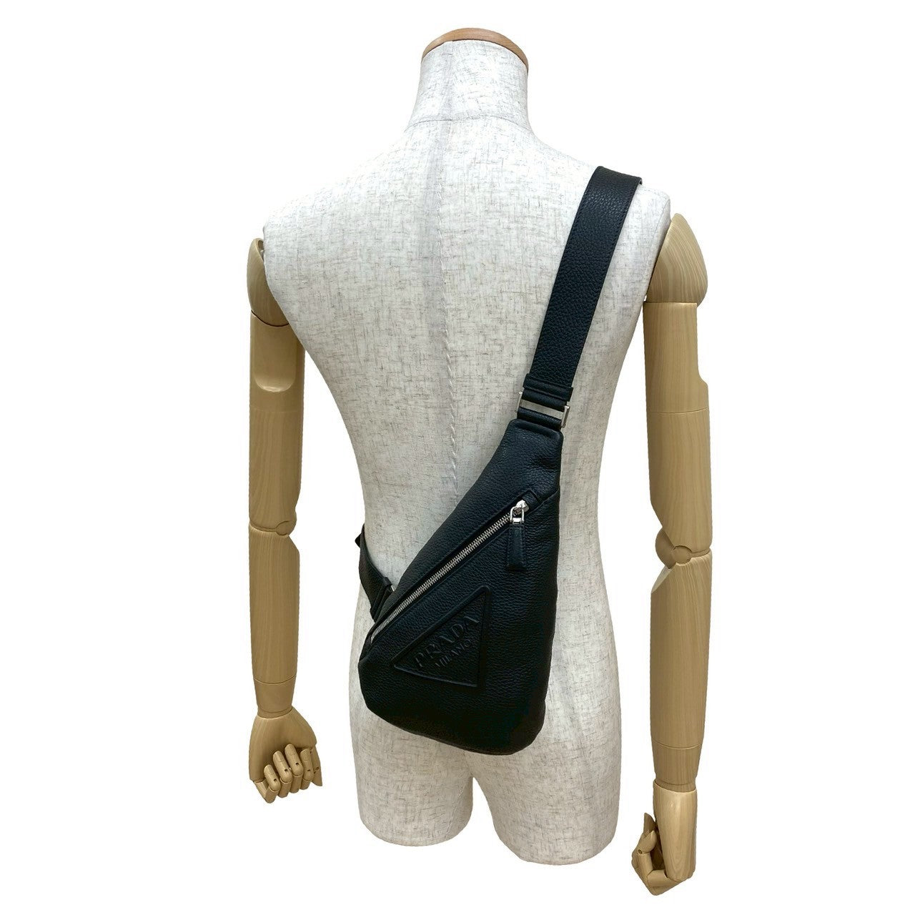 Prada VITELLO DAINO Leather 2way Shoulder Bag