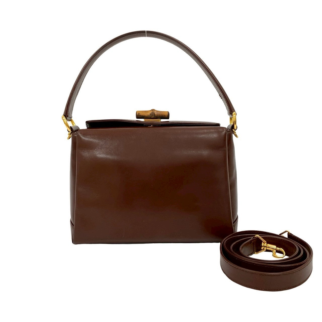 Gucci Bamboo Leather 2way Handbag