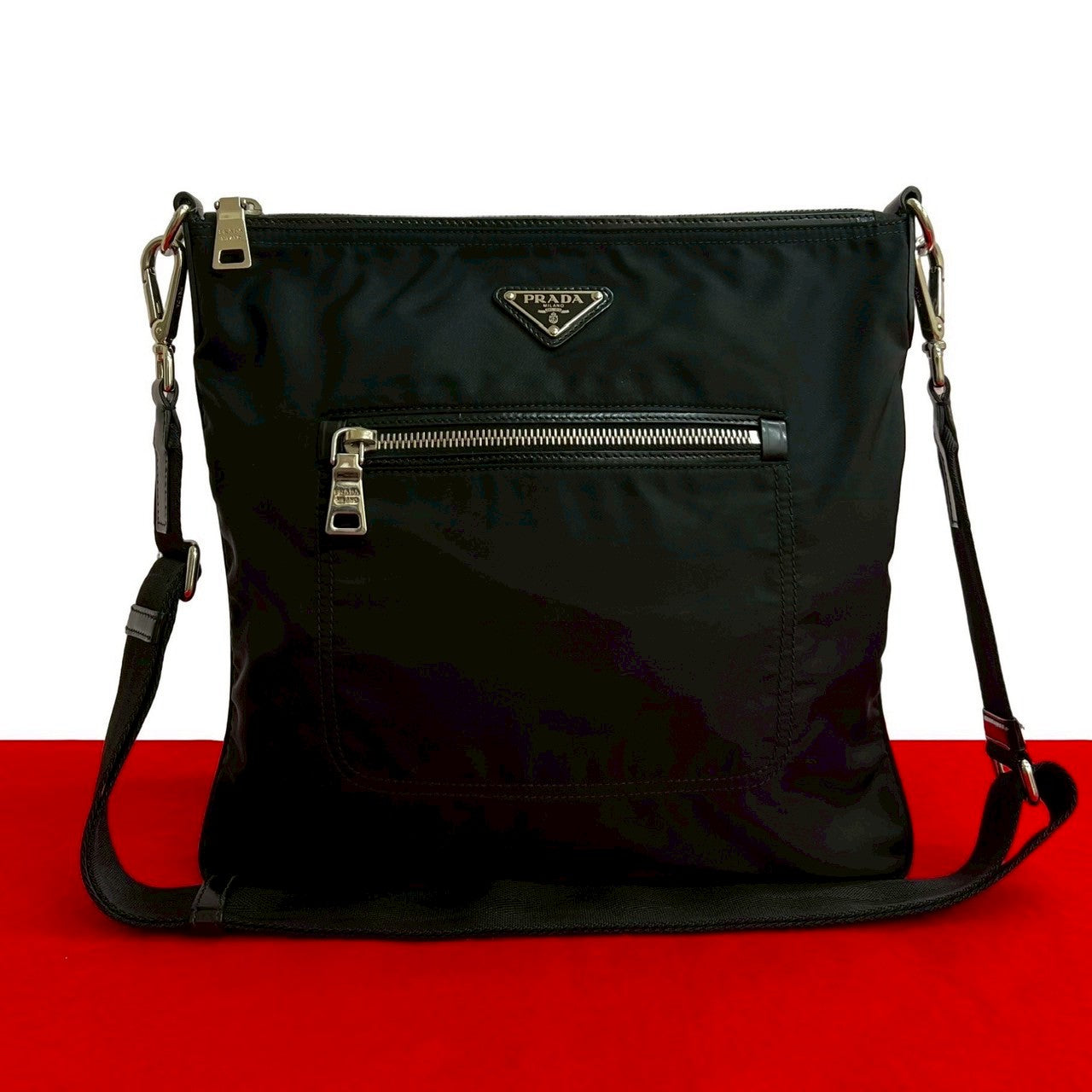 Prada Tessuto Nylon Shoulder Bag