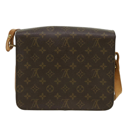LOUIS VUITTON Monogram Cartouchiere GM Shoulder Bag M51252 LV Auth am3198