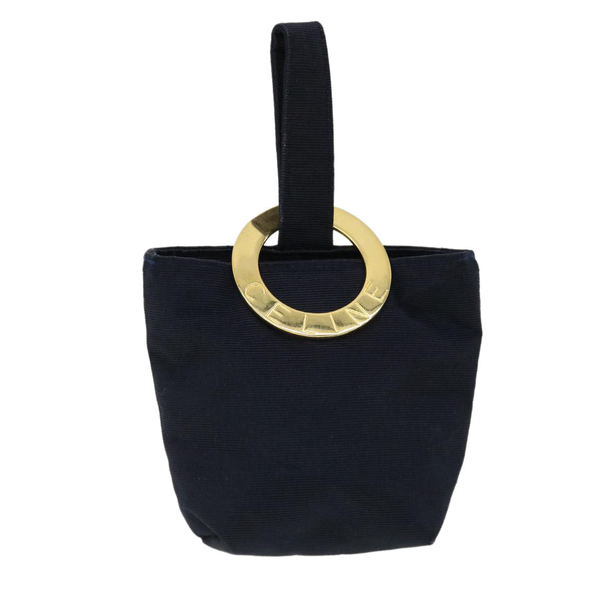 Luxury CELINE Circle Pouch Navy  am3209
