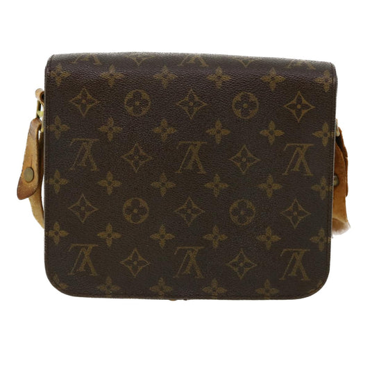 LOUIS VUITTON Monogram Cartouchiere MM Shoulder Bag M51253 LV Auth am3671