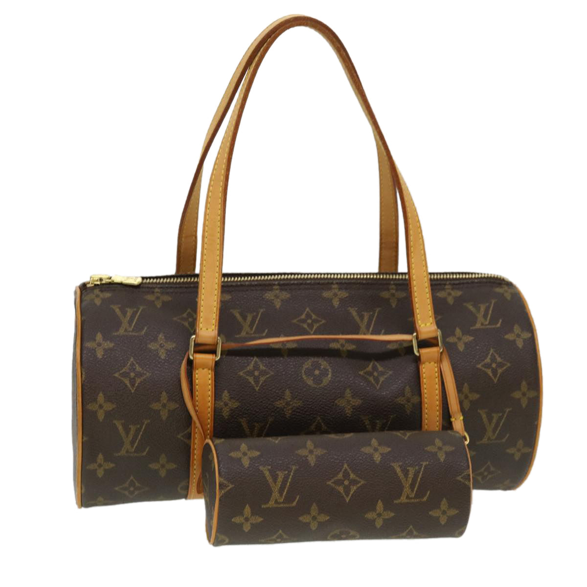 LOUIS VUITTON Monogram Papillon 30 Hand Bag M51385 LV Auth am4014