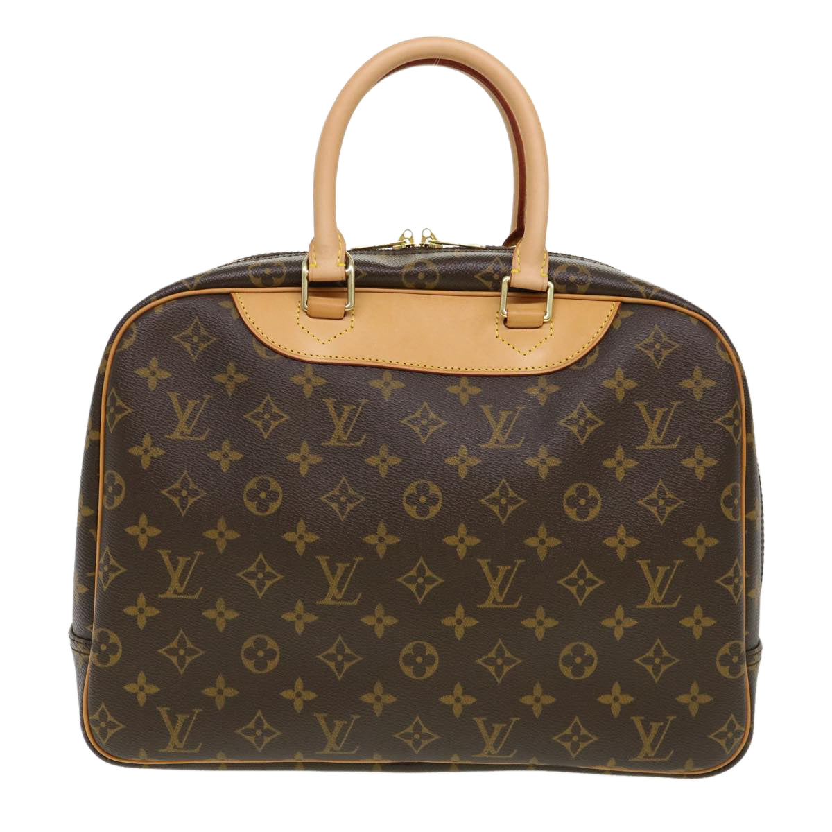 LOUIS VUITTON Monogram Deauville Hand Bag M47270 LV Auth am4015