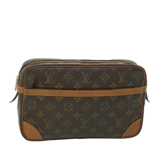 LOUIS VUITTON Monogram Compiegne 28 Clutch Bag M51845 LV am4038