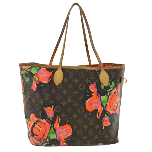 LOUIS VUITTON Monogram Rose Neverfull MM Tote Bag M48613 LV am4243