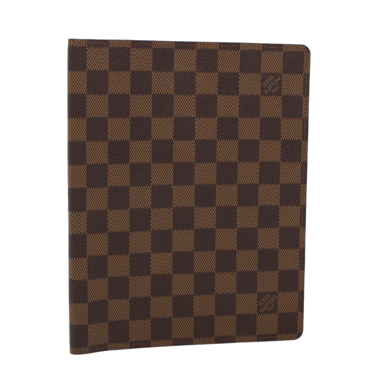 LOUIS VUITTON Damier Ebene Agenda Bureau Day Planner Cover R21065 LV  am4459