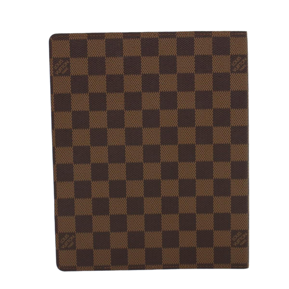 LOUIS VUITTON Damier Ebene Agenda Bureau Day Planner Cover R21065 LV  am4459