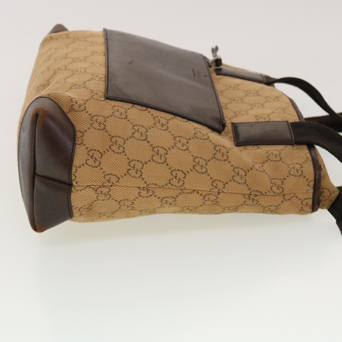 Gucci Leather Canvas Tote