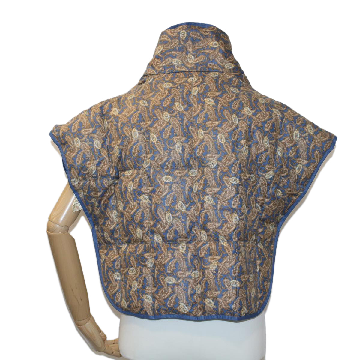 Luxury CELINE Paisley Shoulder Jacket Cotton 2Set Red Blue am4784