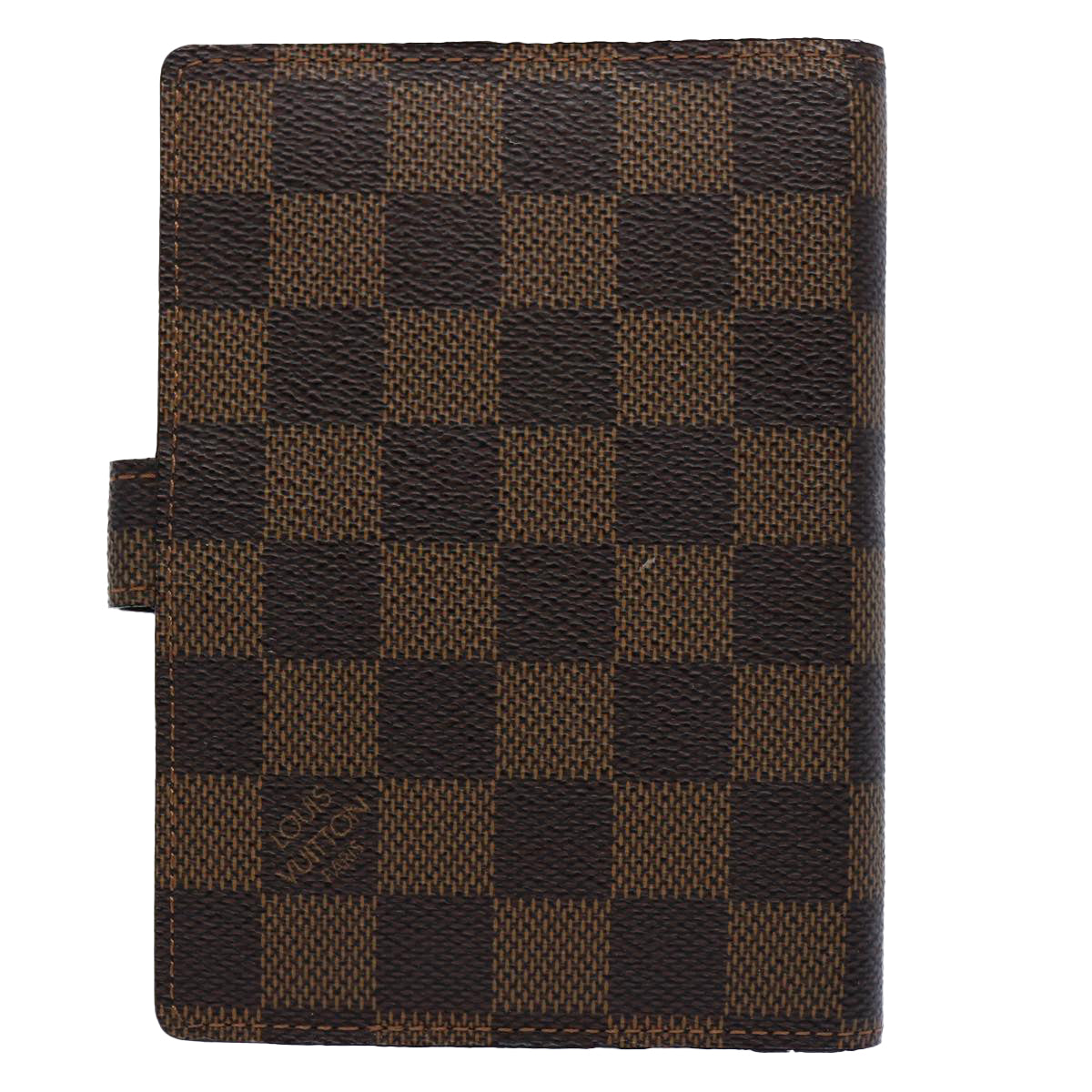 LOUIS VUITTON Damier Ebene Agenda PM Day Planner Cover R20029 LV Auth am5498