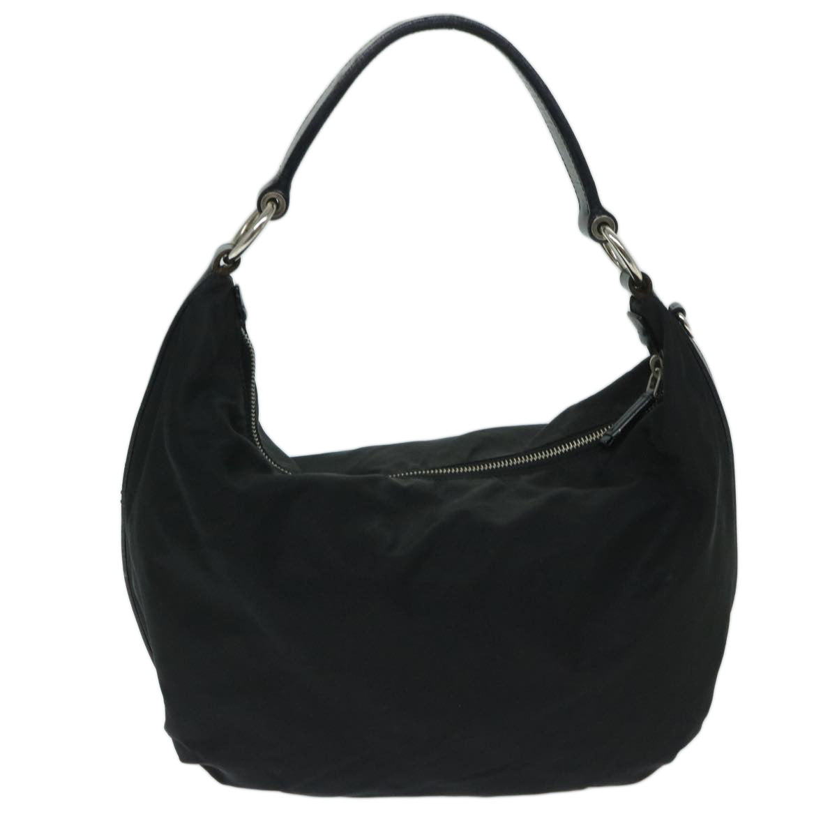 PRADA Shoulder Bag Nylon Black Auth am5930
