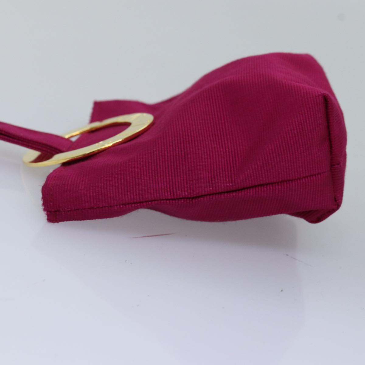 Luxury CELINE Circle Pouch Nylon Pink  am6378