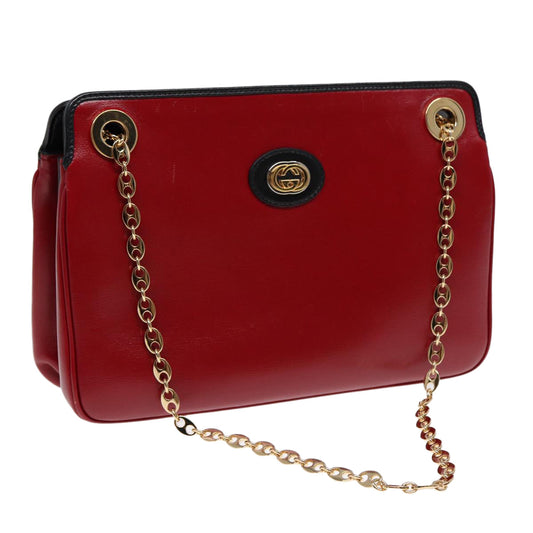 Gucci Chain Leather Shoulder Bag