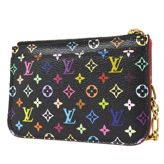LOUIS VUITTON? 2012 POCHETTE CLES COIN CASE MULTICOLOR ao32731 Clutch