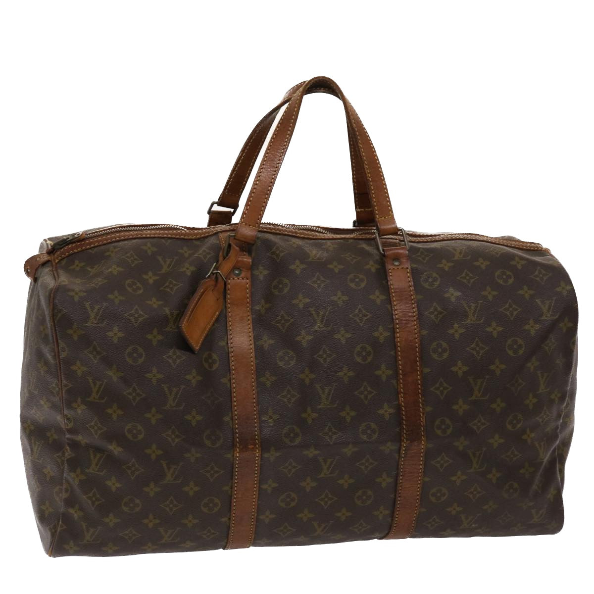 LOUIS VUITTON Monogram Sac Souple 55 Boston Bag M41622 LV ar10006
