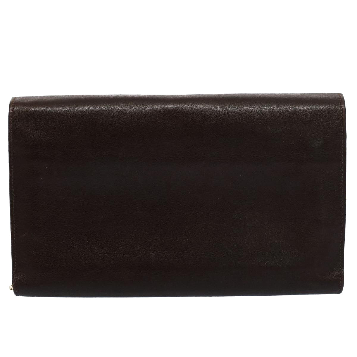Luxury CELINE Horse Carriage Chain Wallet Leather Brown  ar10223