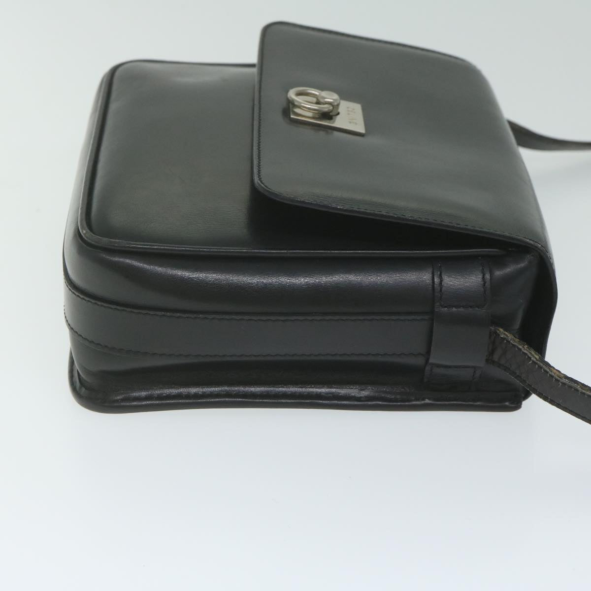 Luxury CELINE Shoulder Bag Leather Black  ar11207
