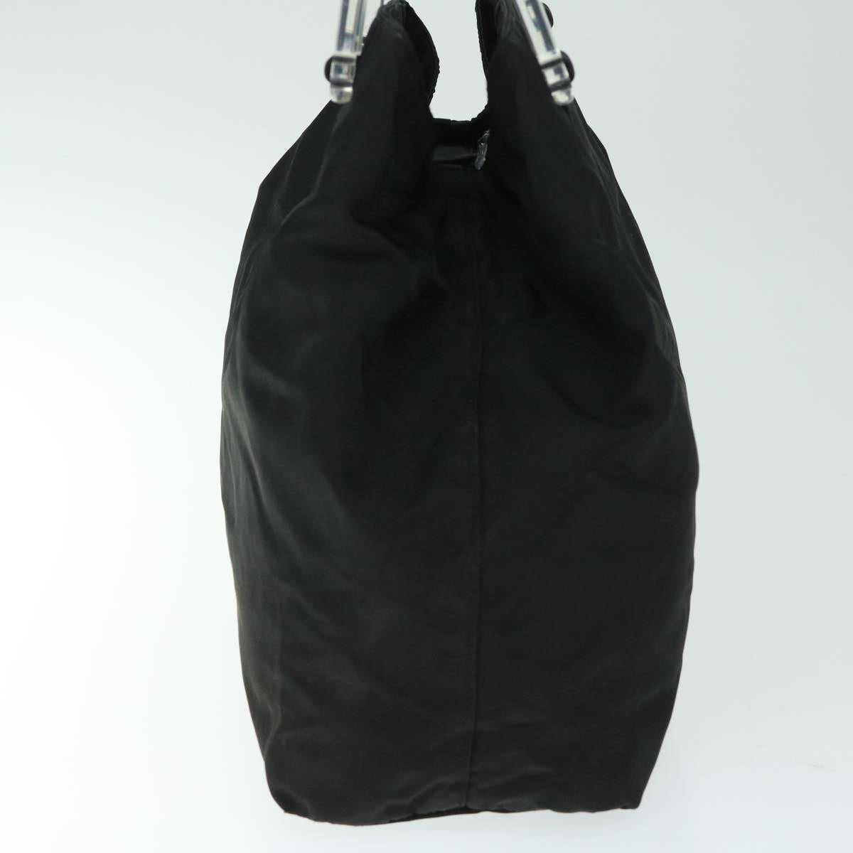 PRADA Hand Bag Nylon Black Auth ar11430