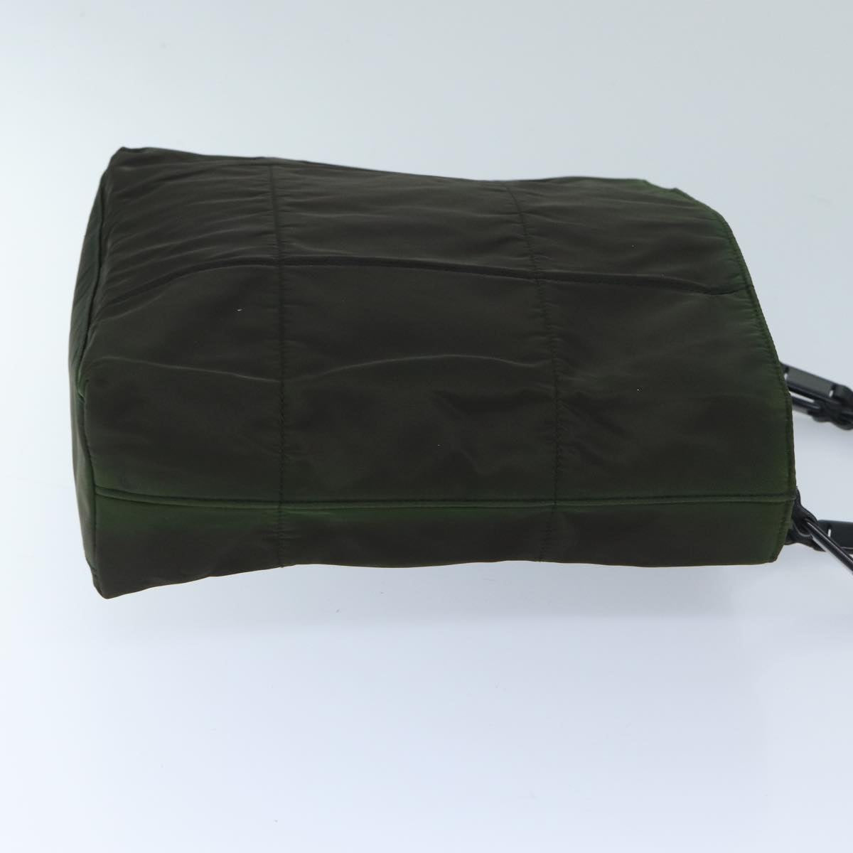 PRADA Shoulder Bag Nylon Khaki Auth ar11647B