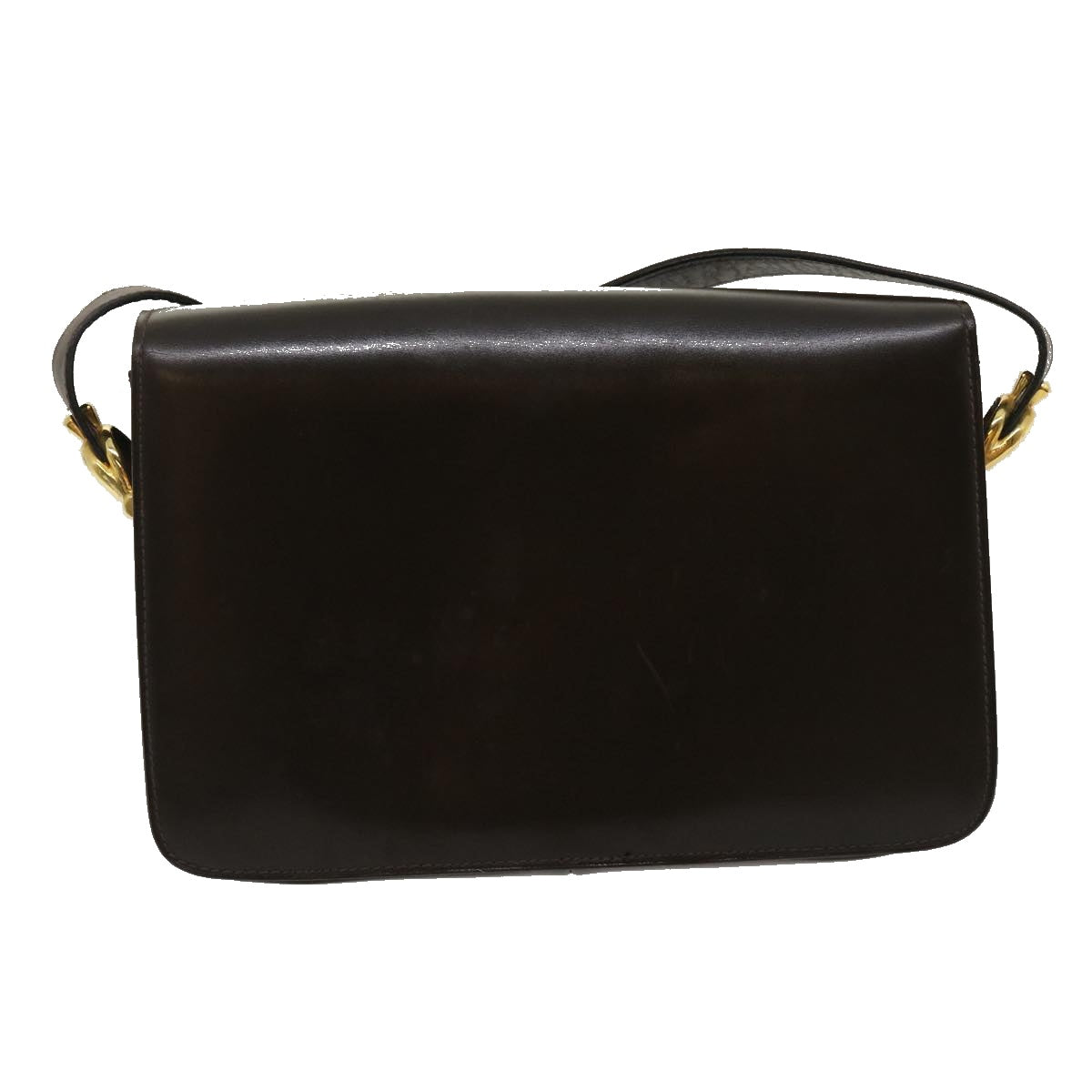 Luxury CELINE Horse Carriage Shoulder Bag Leather Brown  ar7057