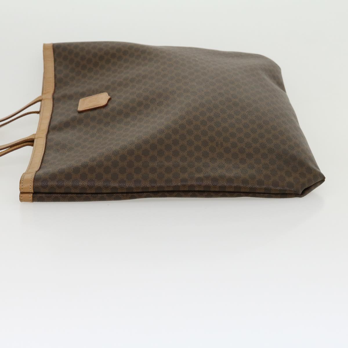 Luxury CELINE Macadam Canvas Tote Bag Brown  ar7191
