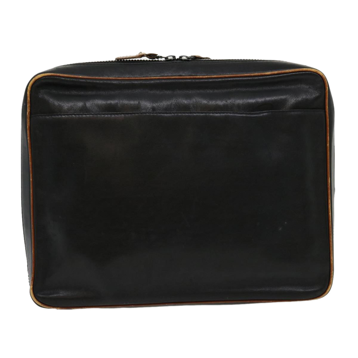 Luxury CELINE Clutch Bag Leather Black  ar7220