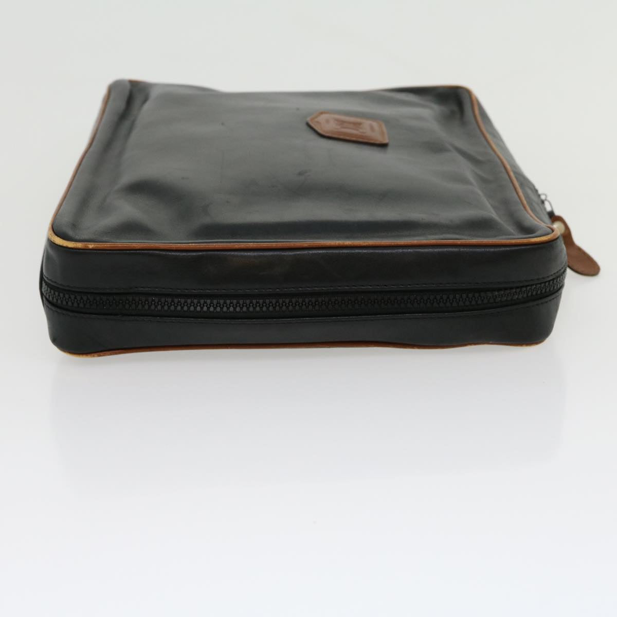 Luxury CELINE Clutch Bag Leather Black  ar7220